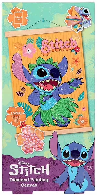 Stitch Diamond Painting Canvas 40x30 cm