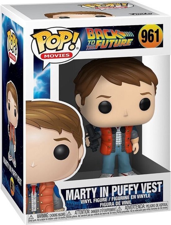 Funko Pop! Movies - Back to The Future: Marty in Puffy Vest 961
