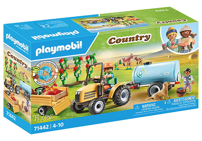 Playmobil Country 71442 Tractor met aanhanger en watertank