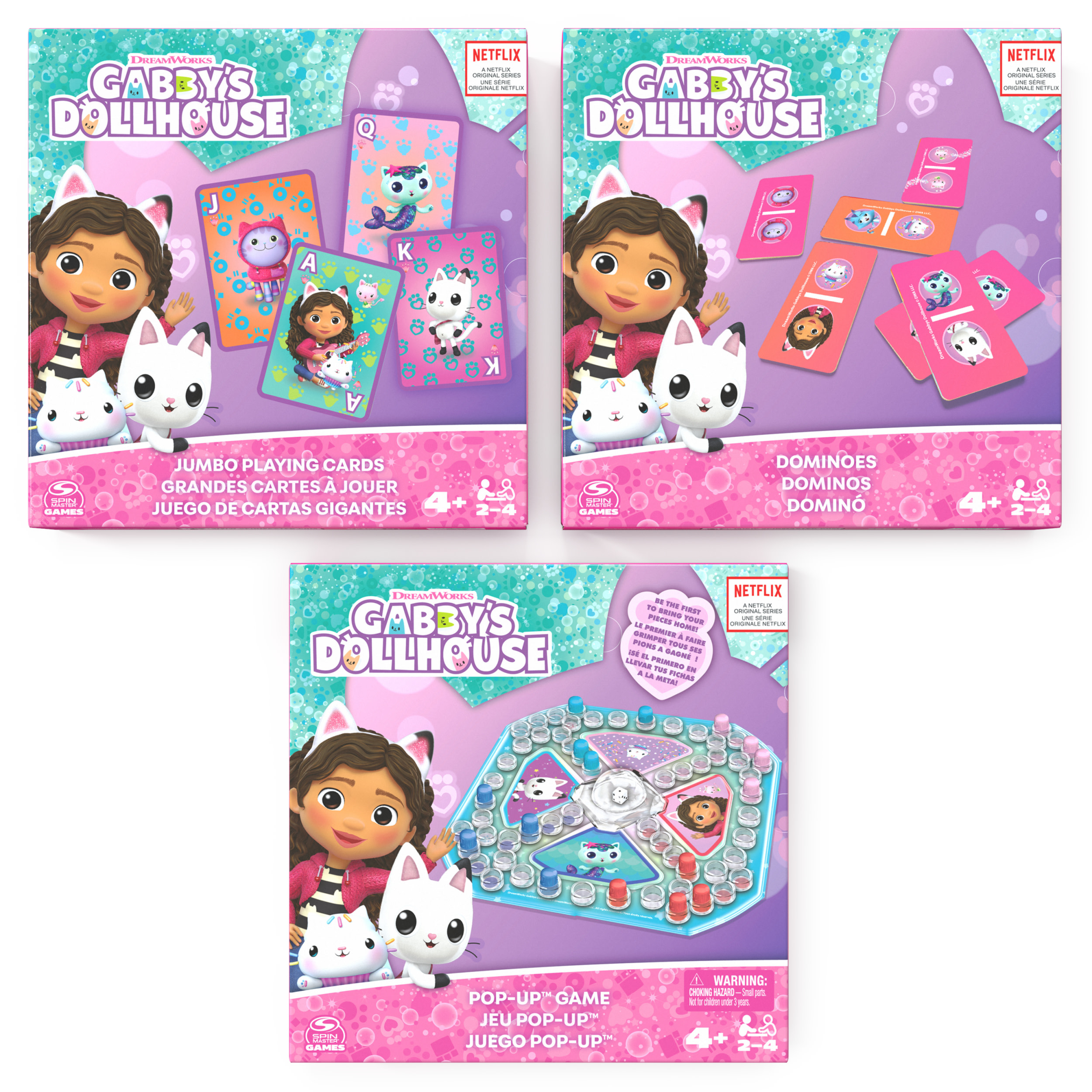 Gabby's Poppenhuis Spellen Bundel 3 Pack