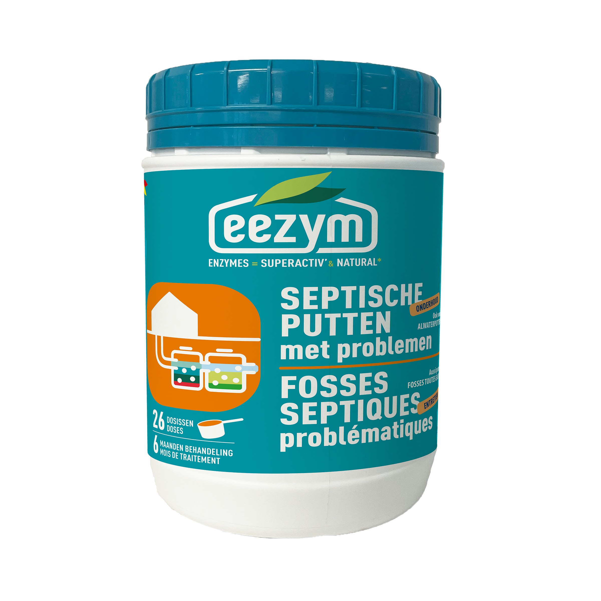 Eezym Biodegradatie versneller problemen Septische putten - 650gr - 26 doses
