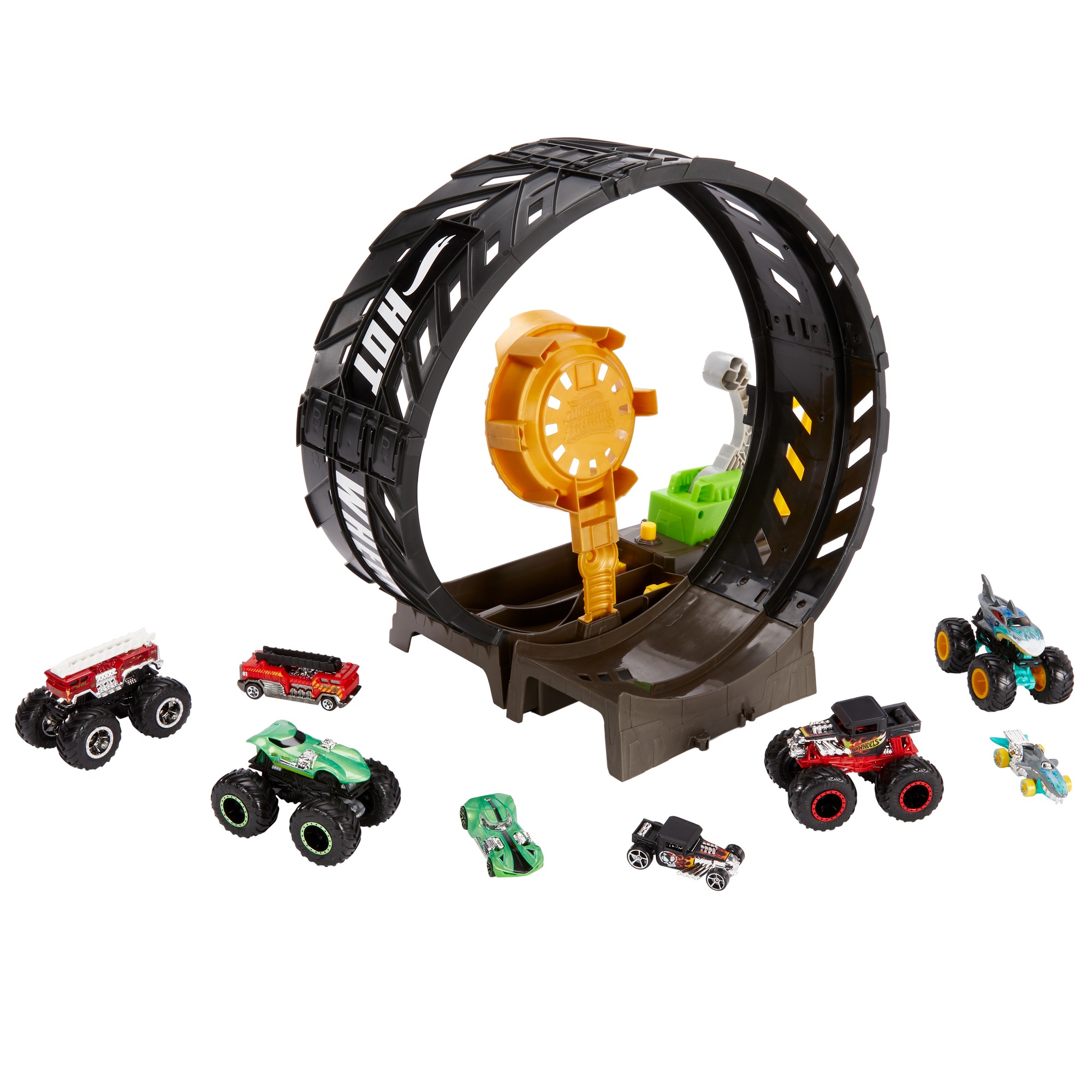 Hot Wheels Monster Truck Epic Loop Challenge met 8 auto's