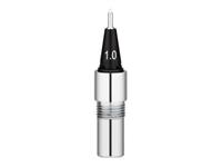 Yookers Fluidfiber Penpunt Eros 888 1mm - Shiny Chrome