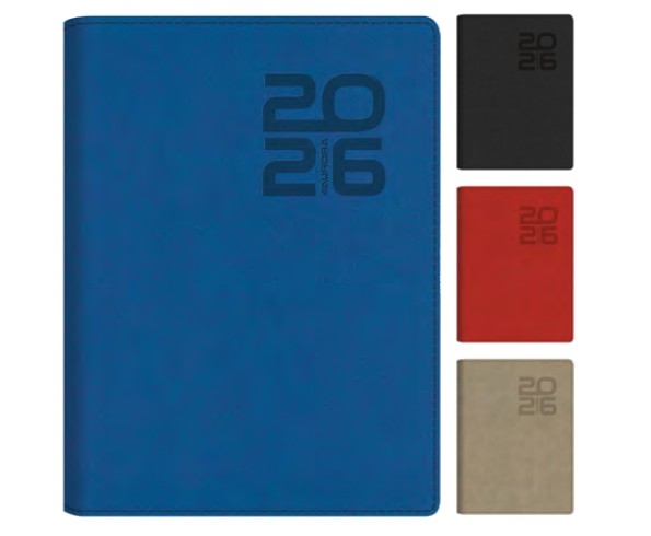 Aurora Agenda 2026 Business Perl Vivella 1week/2pag assorti 17.5x22.5 cm - per stuk