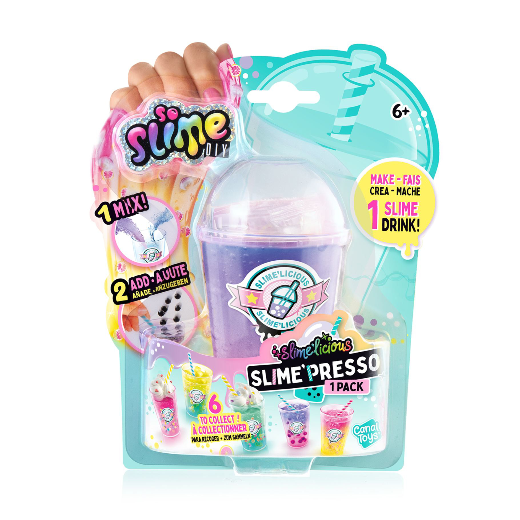 So Slime Slime Presso 1 pack, Drinkbeker met rietje