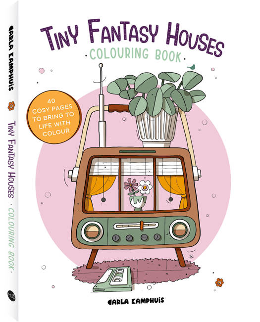 Kleurboek Tiny Fantasy Houses - Carla Kamphuis