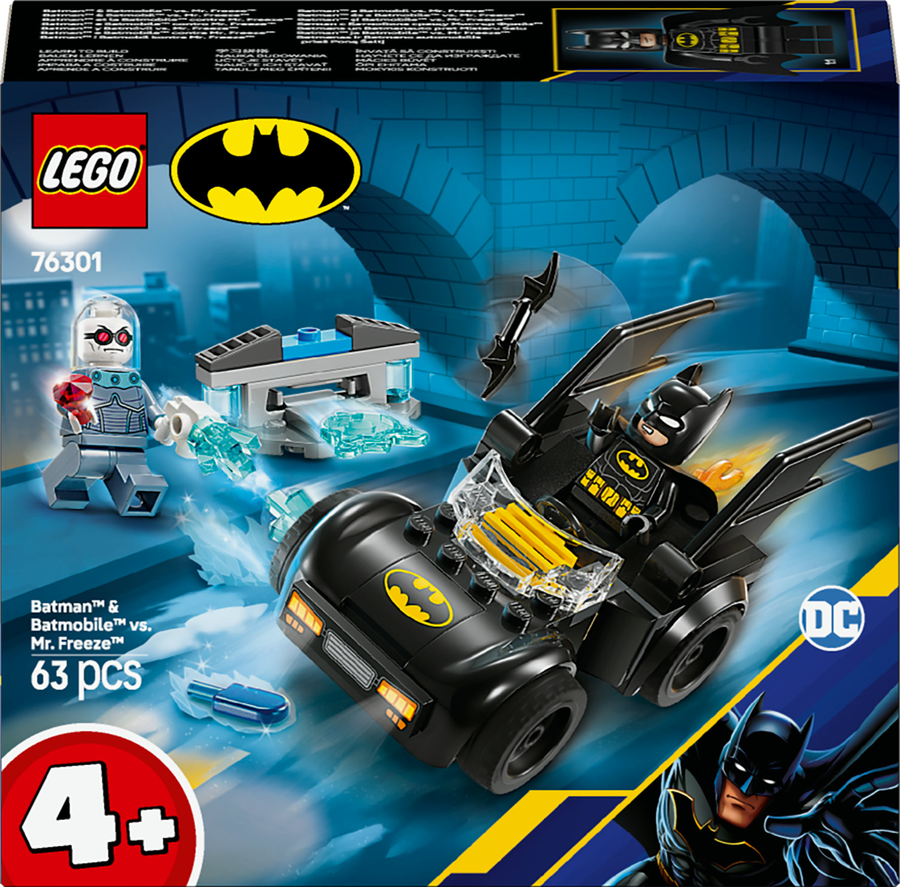 LEGO Super Heroes 76301 Batman en Batmobile vs. Mr Freeze