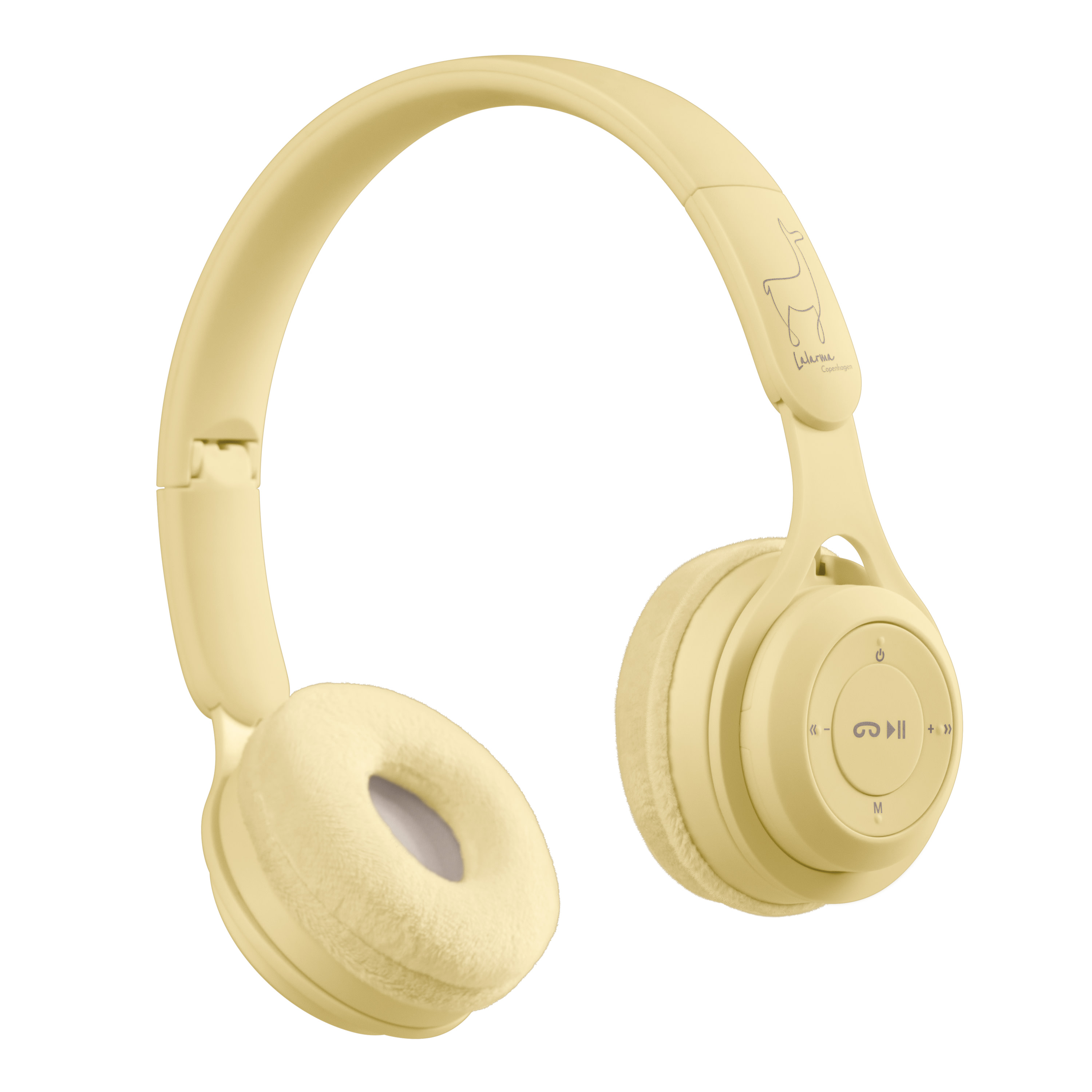 Lalarma Koptelefoon Draadloos Pastel Geel - Bluetooth - 5.5u Batterij