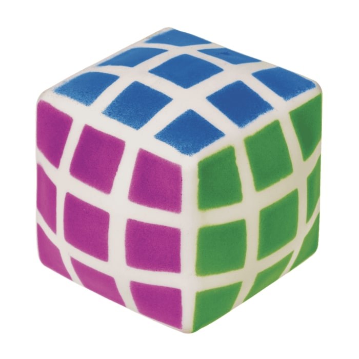 Anti-Stressbal Kubus Retro Puzzel 6cm