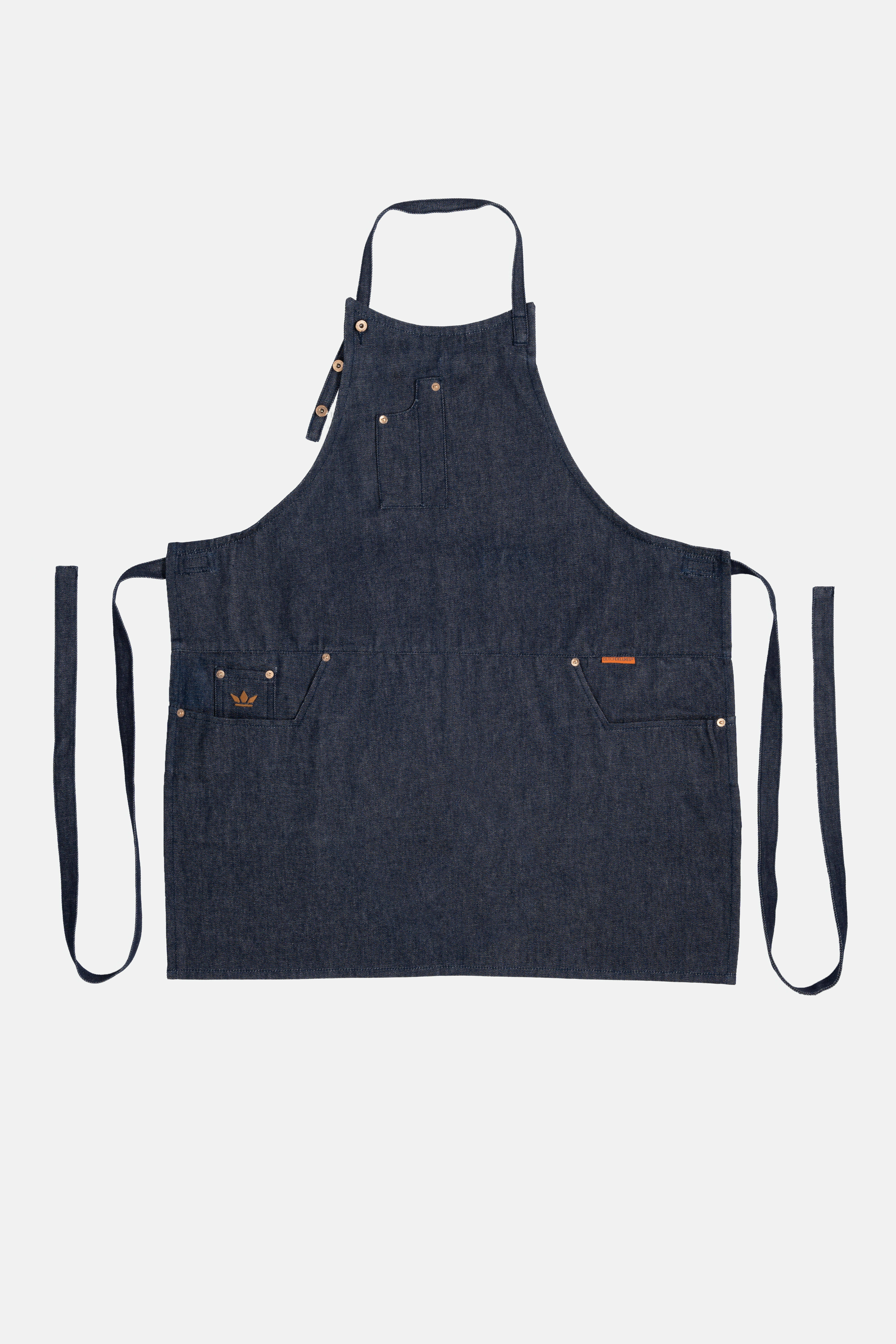 Dutchdeluxes Keukenschort Five Pockets Brute - 85x69 cm - 100% Cotton - Comfort Fit - Handgemaakt