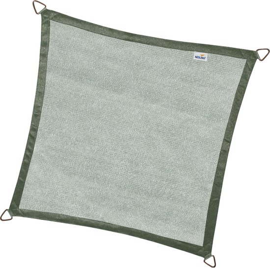 Nesling Coolfit Schaduwdoek Vierkant 5x5M - Olive