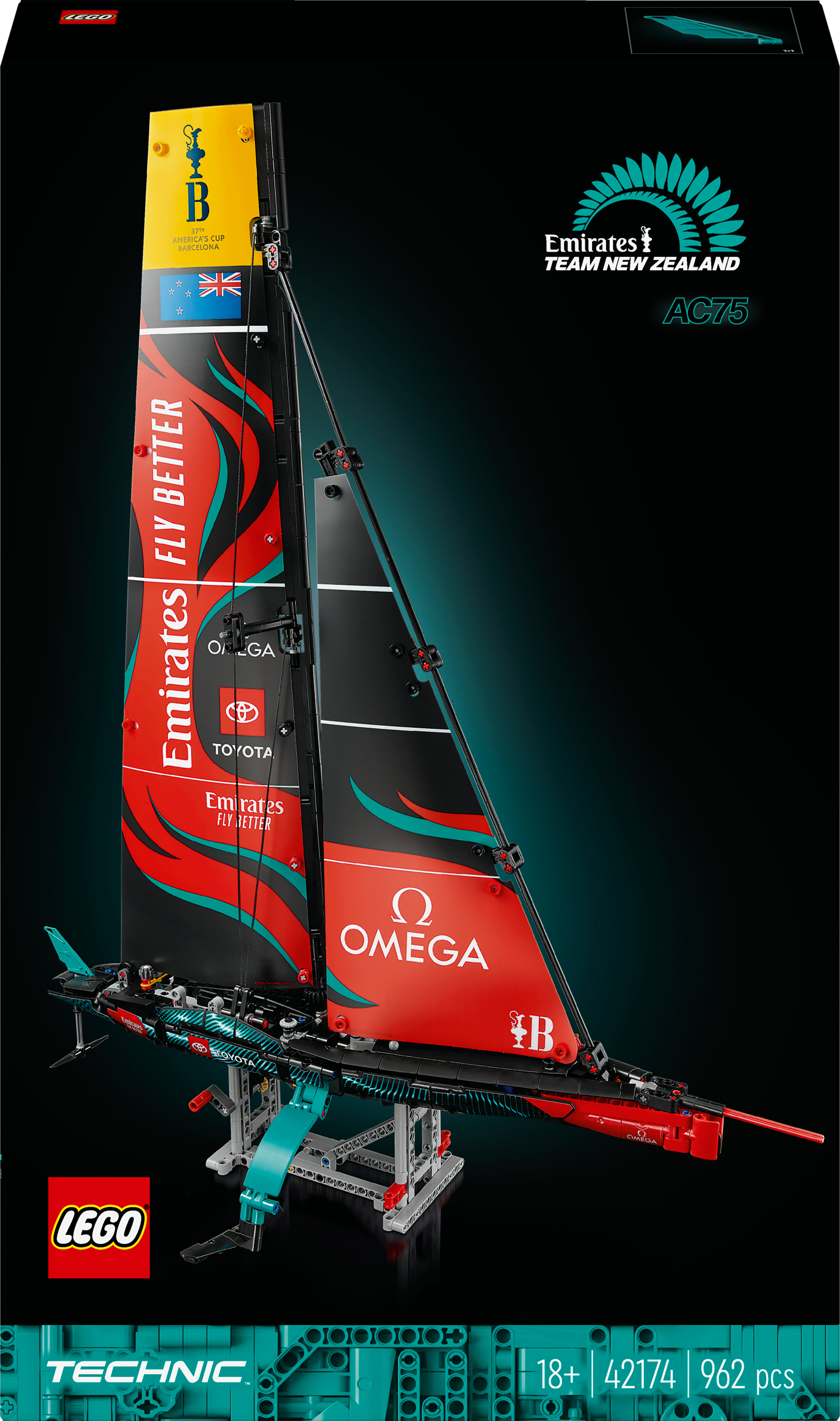 LEGO Technic 42174 Emirates Team New Zealand AC75 jacht