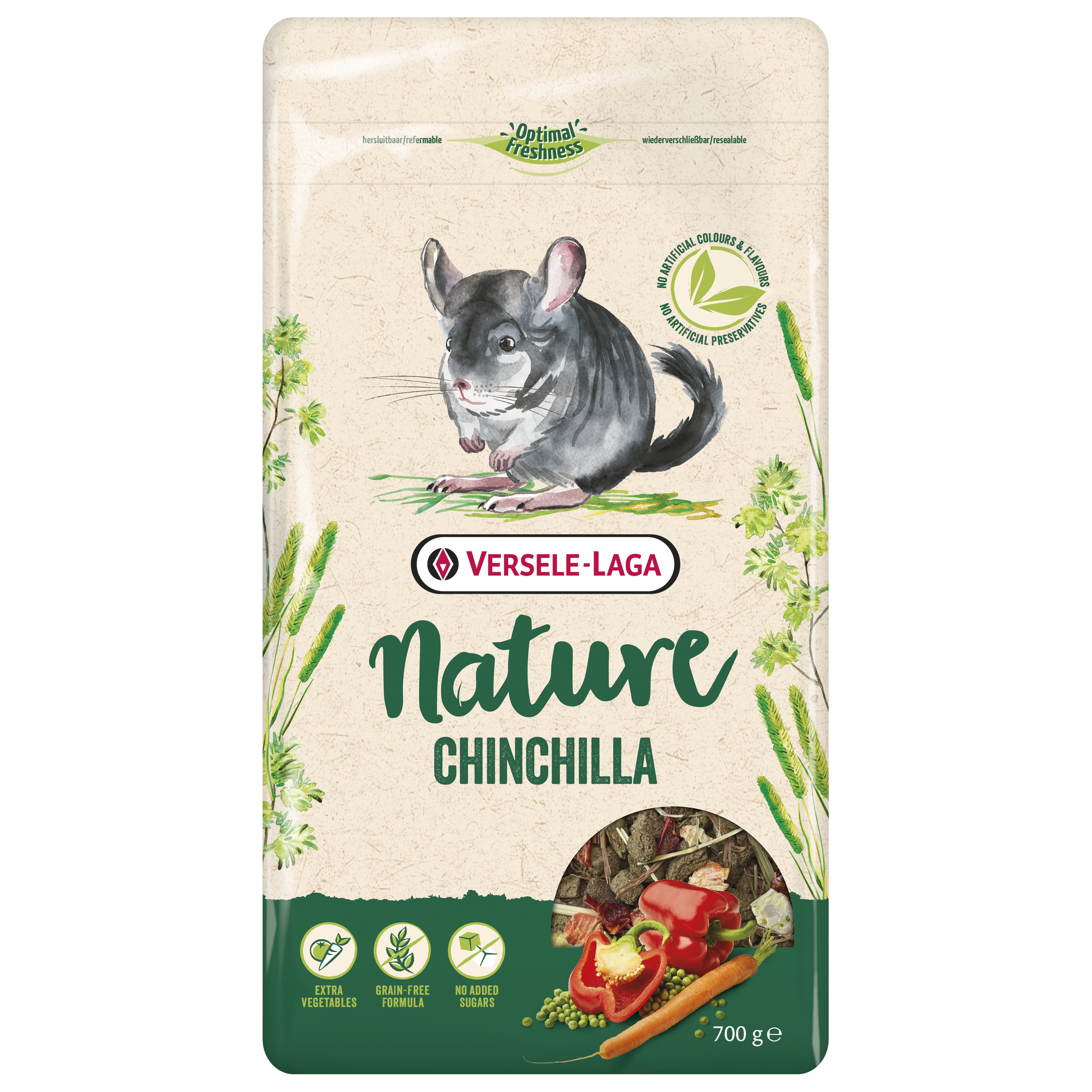 Versele-Laga Nature Chinchilla 700 g - Chinchillavoer
