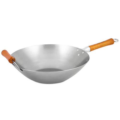 Ken Hom Wokpan Excellence 36cm Zwart Carbonstaal Antikleef