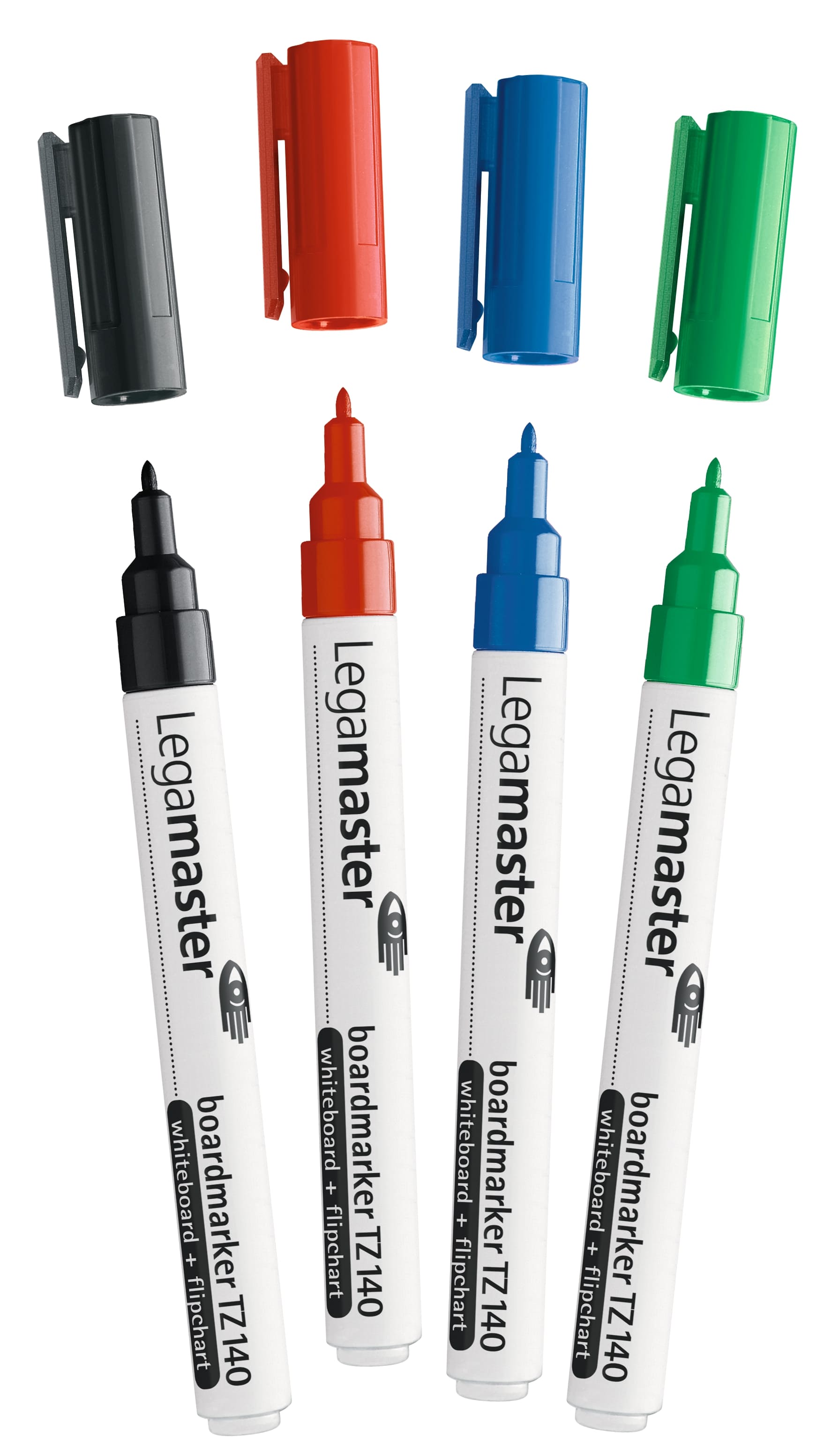 Legamaster Boardmarker TZ140 4 stuks assorti - Whiteboard/Flipchart