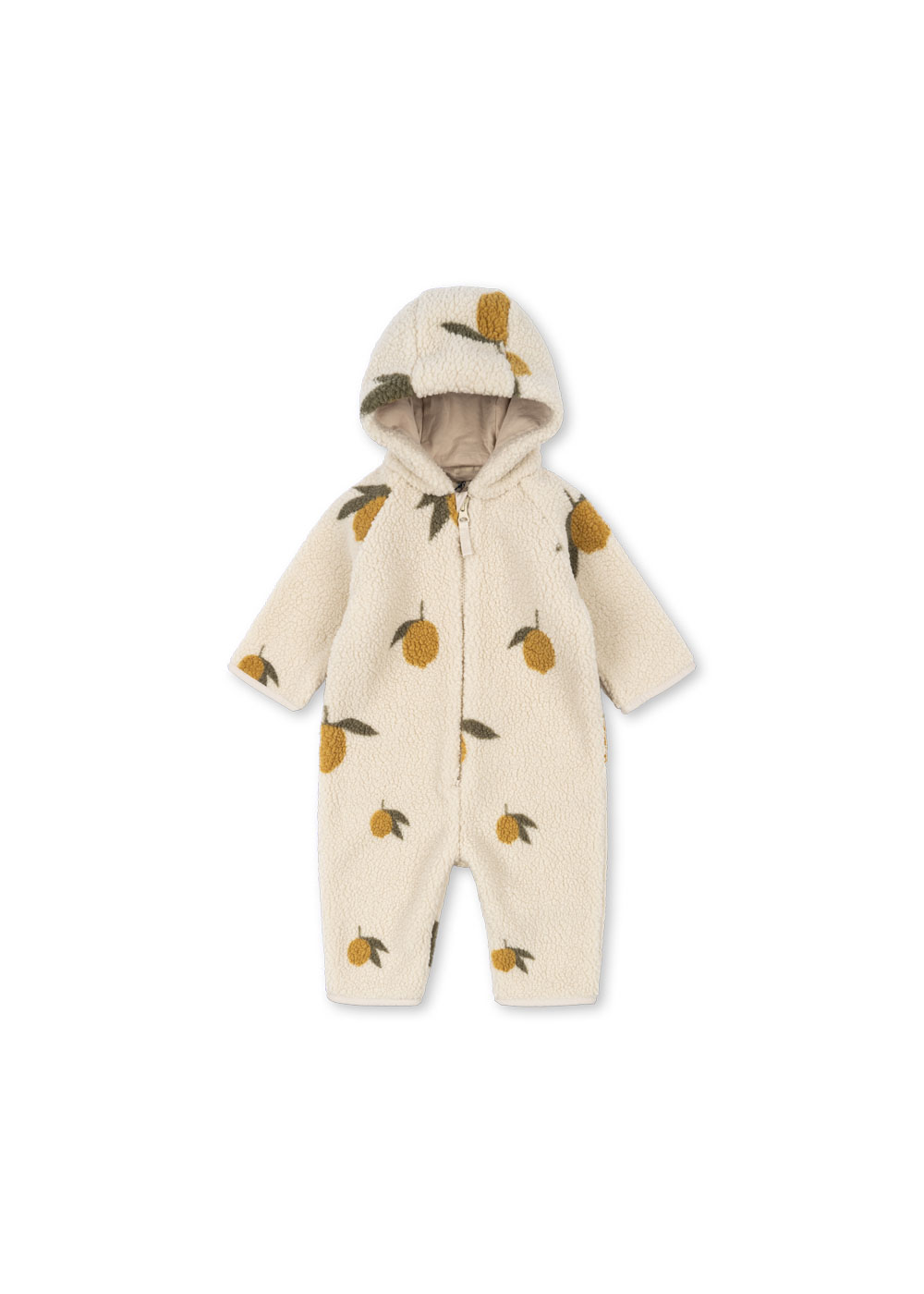 Konges Slojd Onesie Jody Teddy Mon Grand Citron Sage - 6 maand Konges Slojd Onesie Jody Teddy Mon Grand Citron Sage - 6 maand