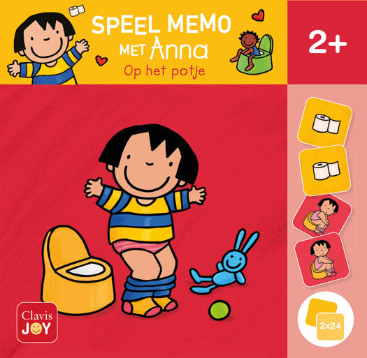 Speel Memo met Anna - Op het potje +2j