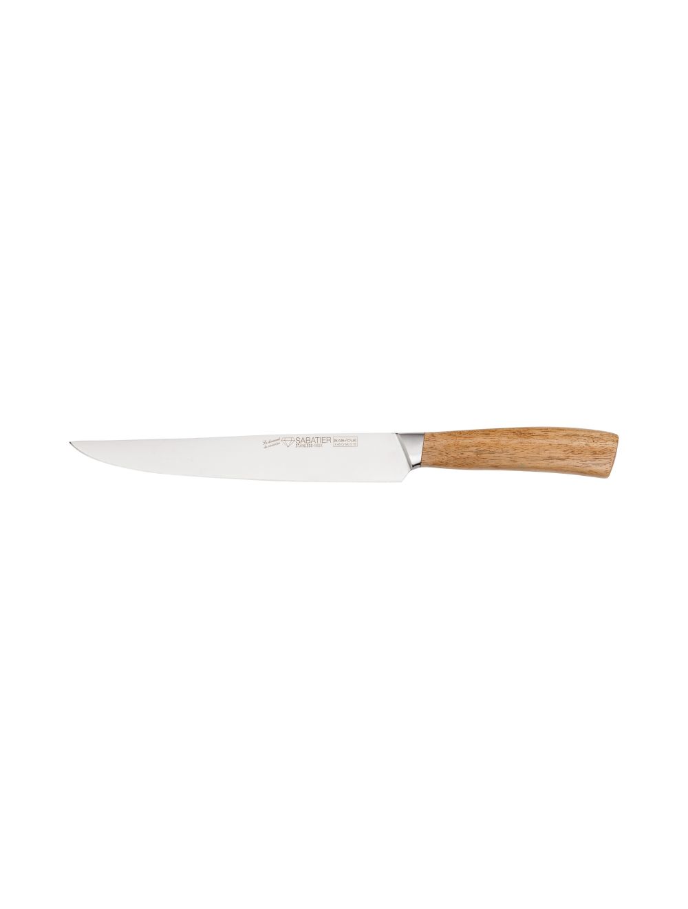 Diamant Sabatier Vleesmes Babiole 20cm - RVS/Acaciahout