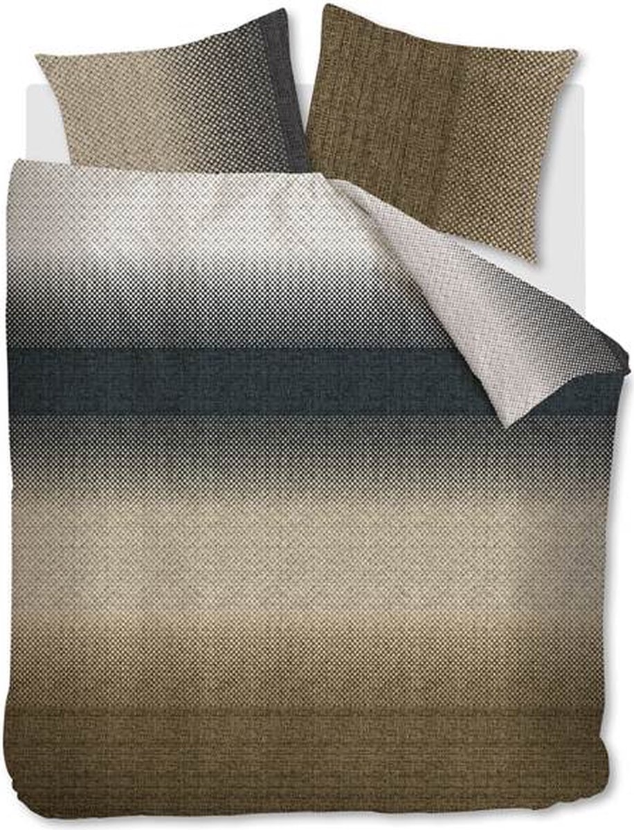 Beddinghouse Dekbedovertrek Duco 240x200/220 cm Anthracite Katoen Satijn