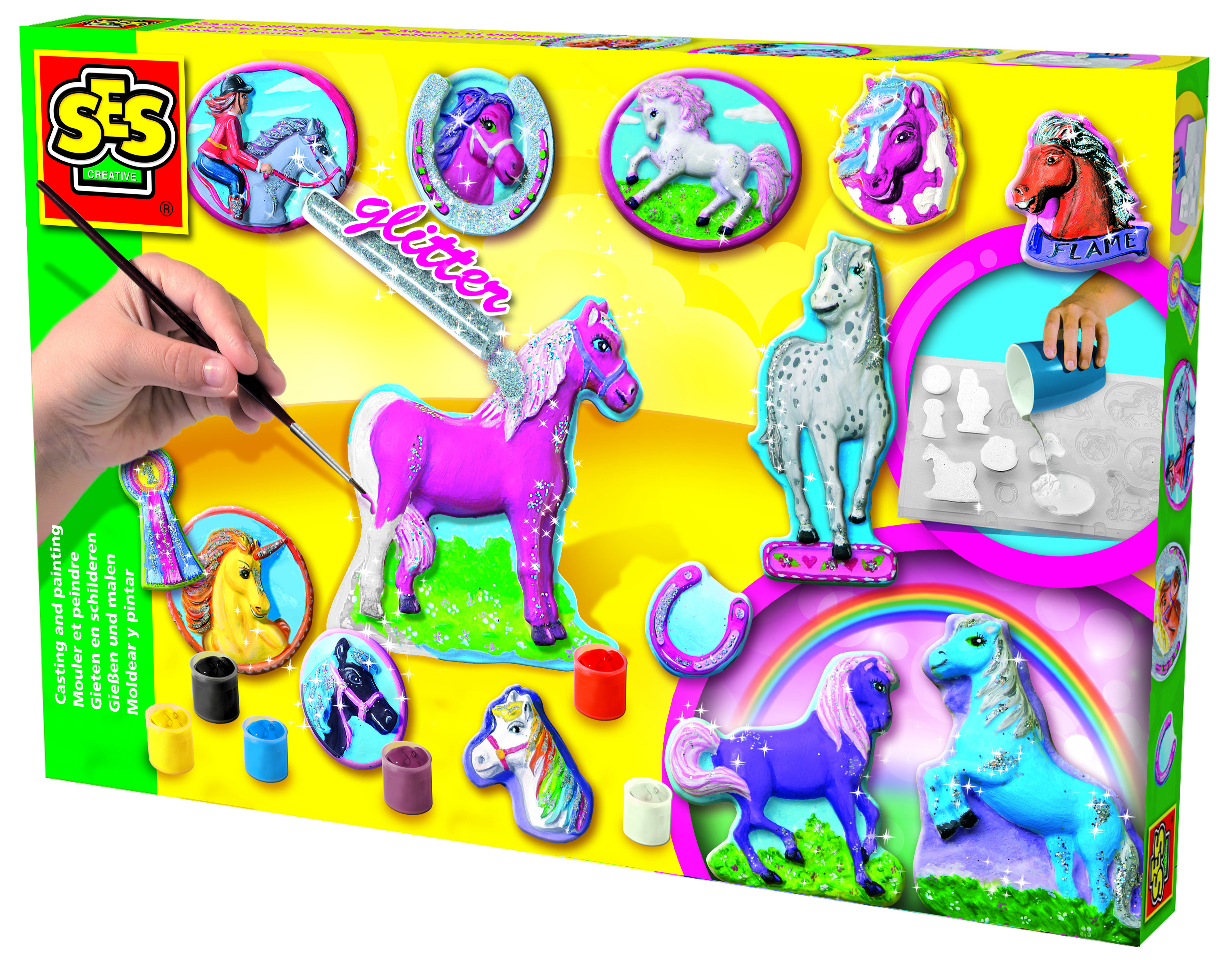 SES Fantasiepaarden Gieten en Schilderen