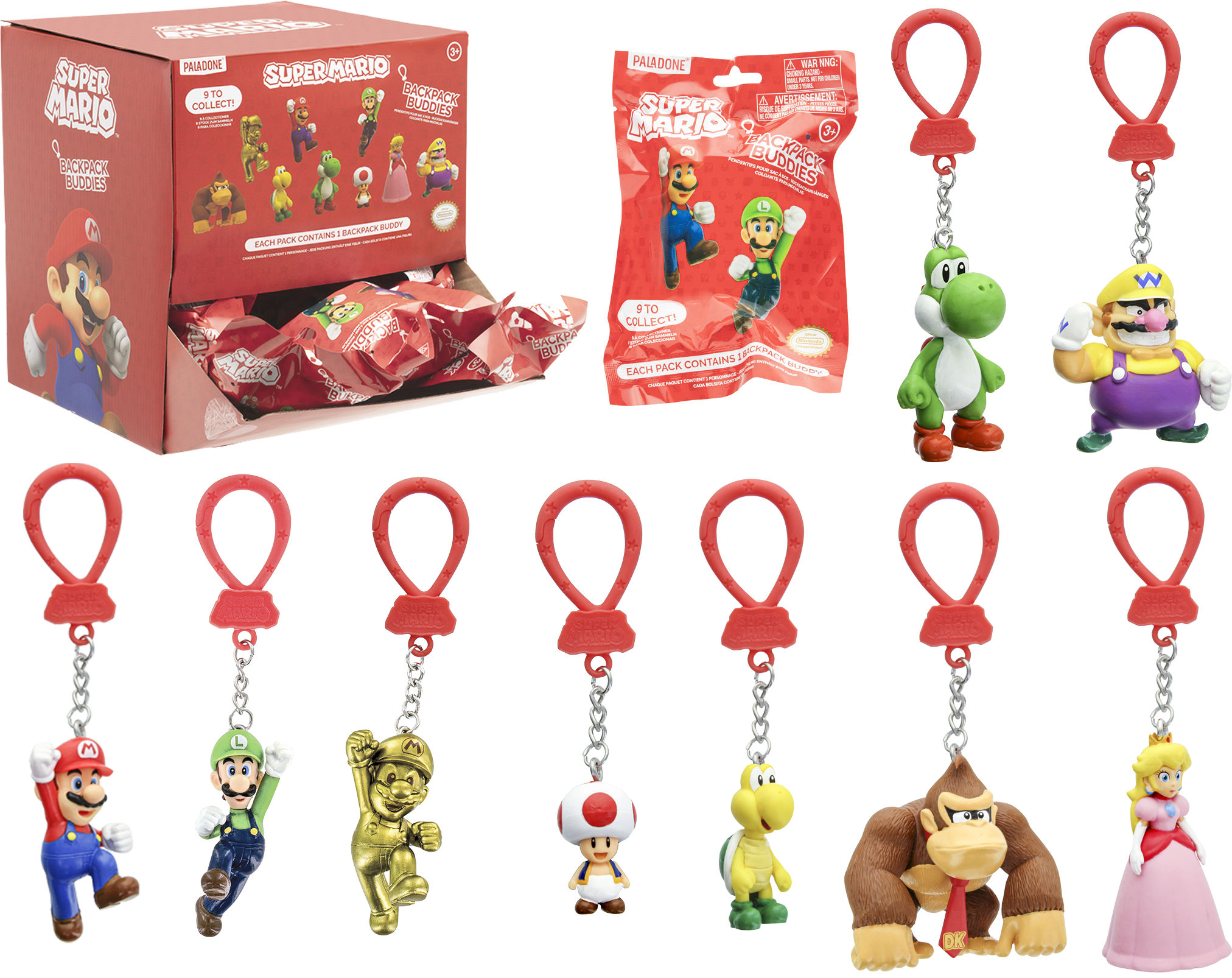 Super Mario Sleutelhanger 3D