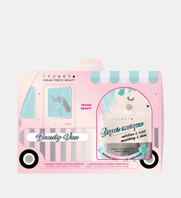 Inuwet Beauty Set Unicorn Haar-/Gezichtsmasker