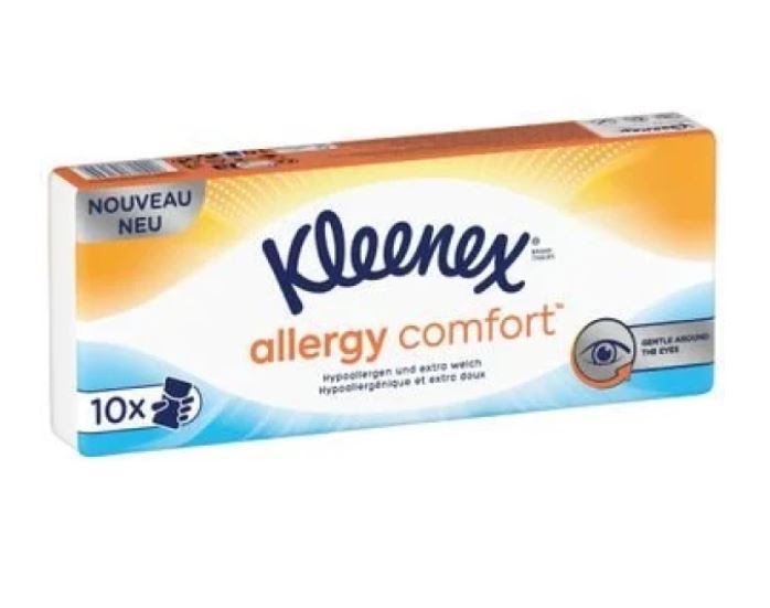 Kleenex Zakdoekjes Papier - Allergie 10X9 stuks