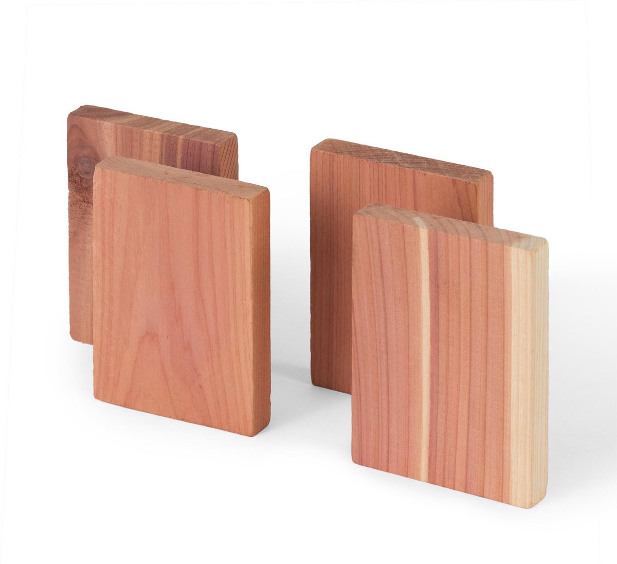 Compactor Home Anti-Mot Blokjes set 4 stuks - Cederhout - 7.5x5.5x1 cm