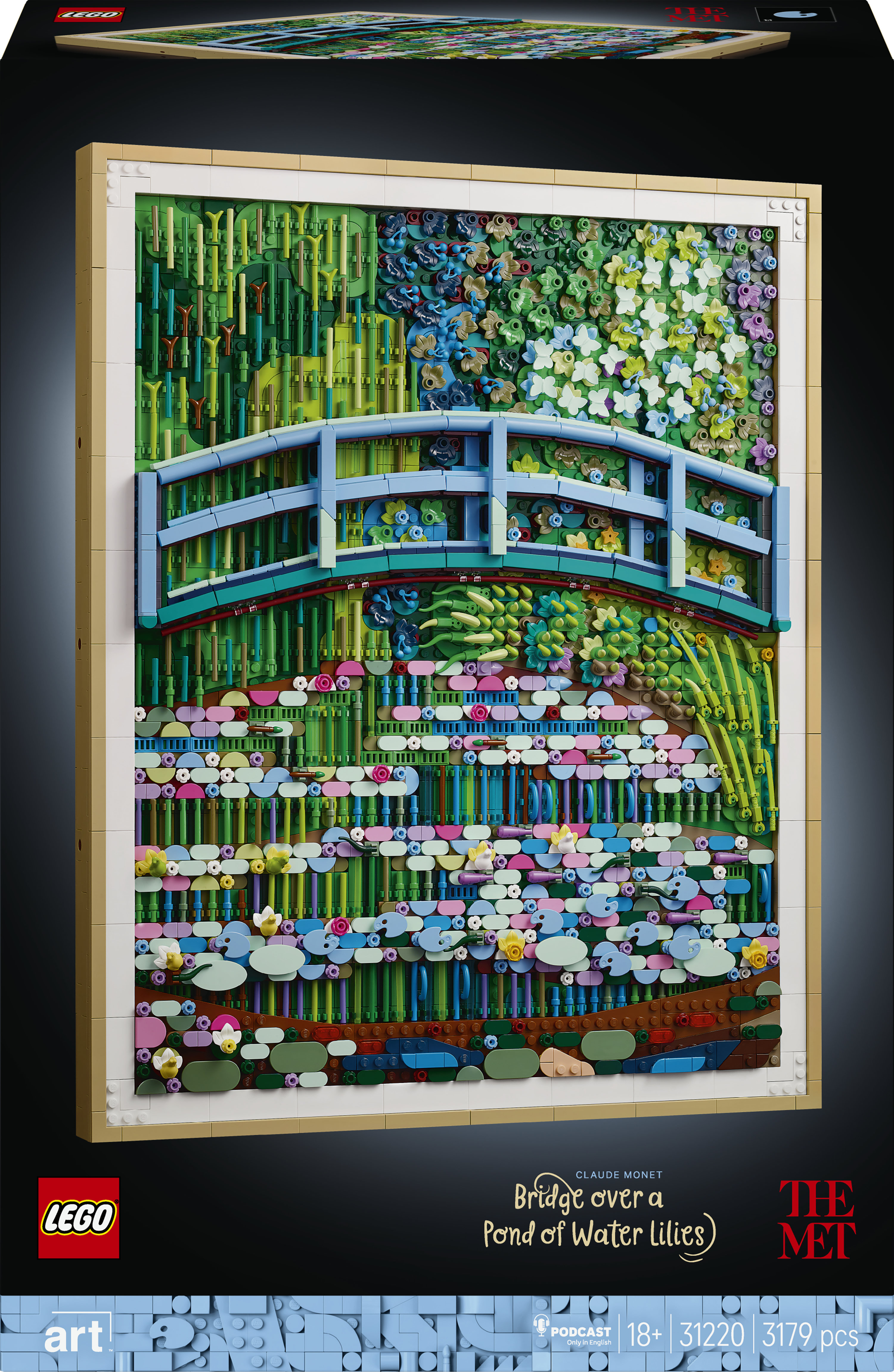 Lego Art 31220 Claude  Monet # Brug over een vijver met Waterlelies