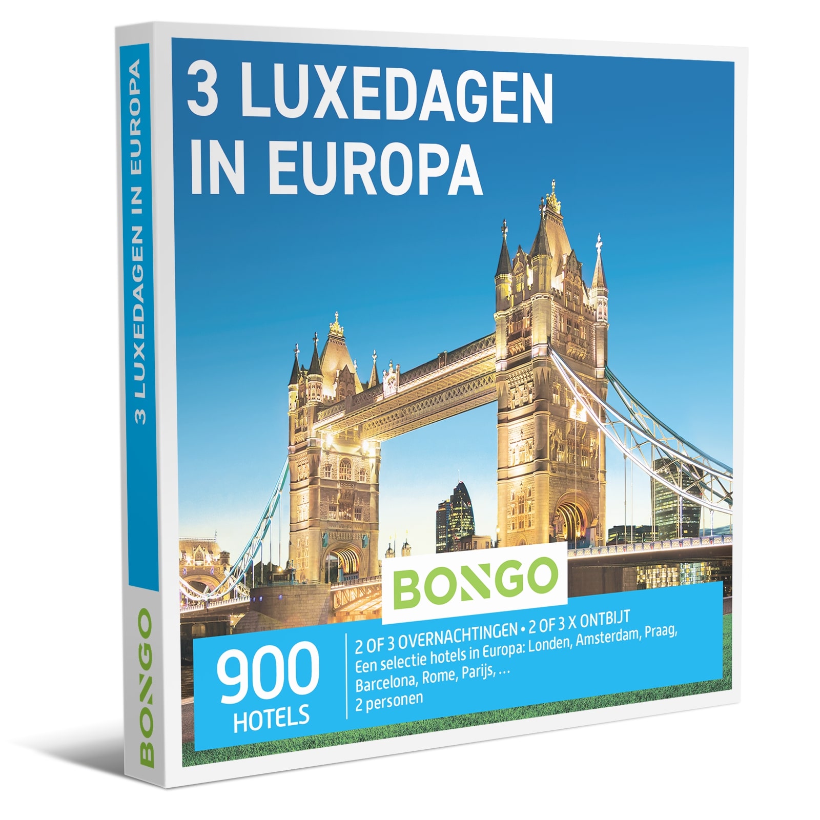 Bongo 3 Luxedagen in Europa - Stays