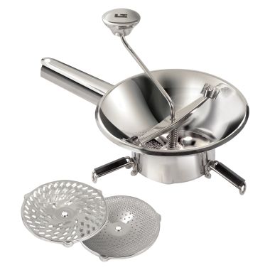 Louis Tellier Passe-Vite 24cm met 3 Inzetten - Inox