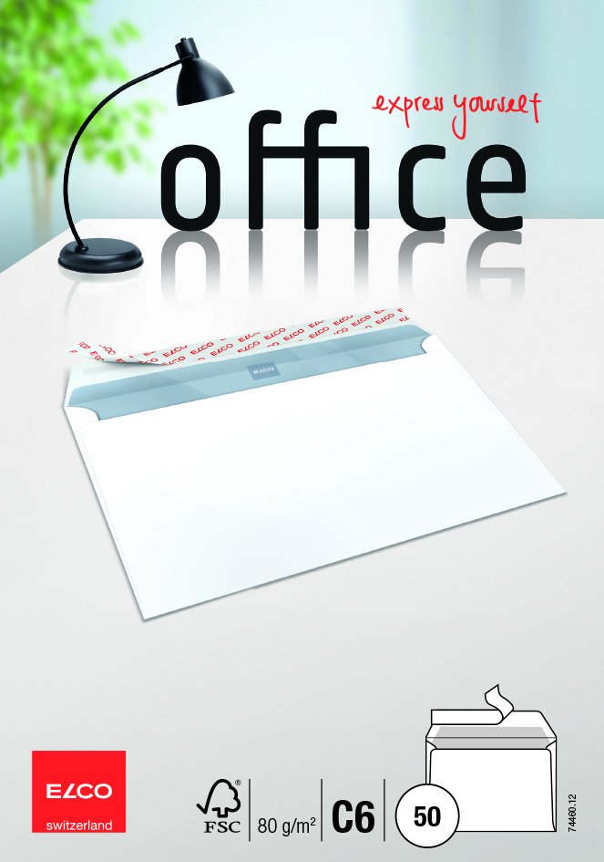 Elco Enveloppen C6 Office Wit 80 gram - 50 stuks