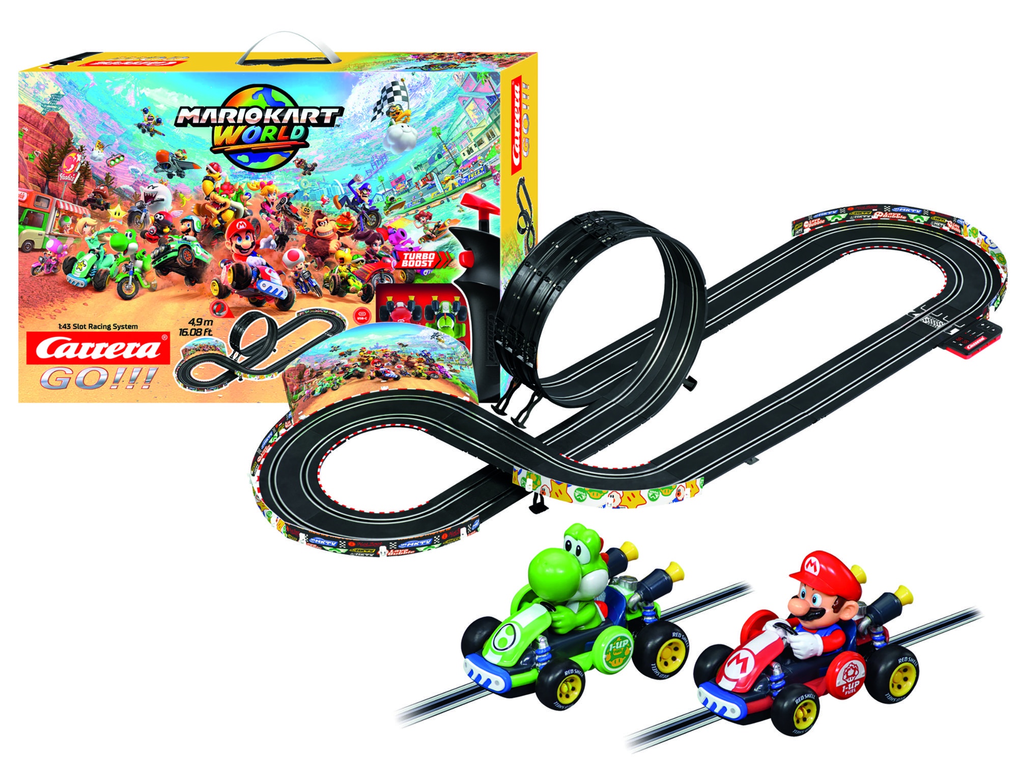 Carrera Go!!! Mario Kart World , circuit 4.9 meter