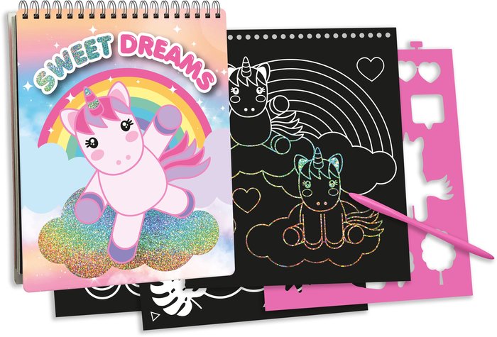 Sweet Dreams Scratching Notebook A5