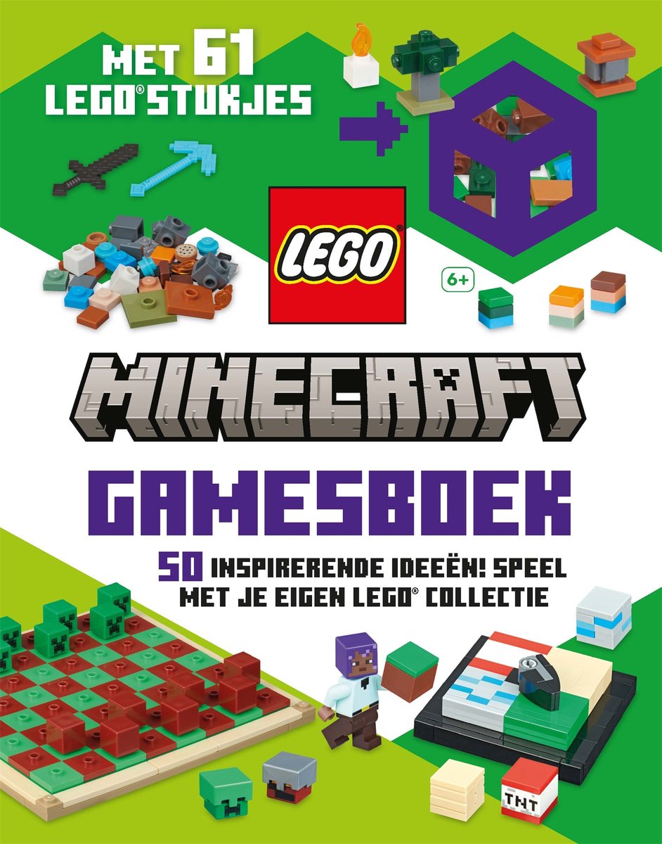 Lego Minecraft Gamesboek +6j