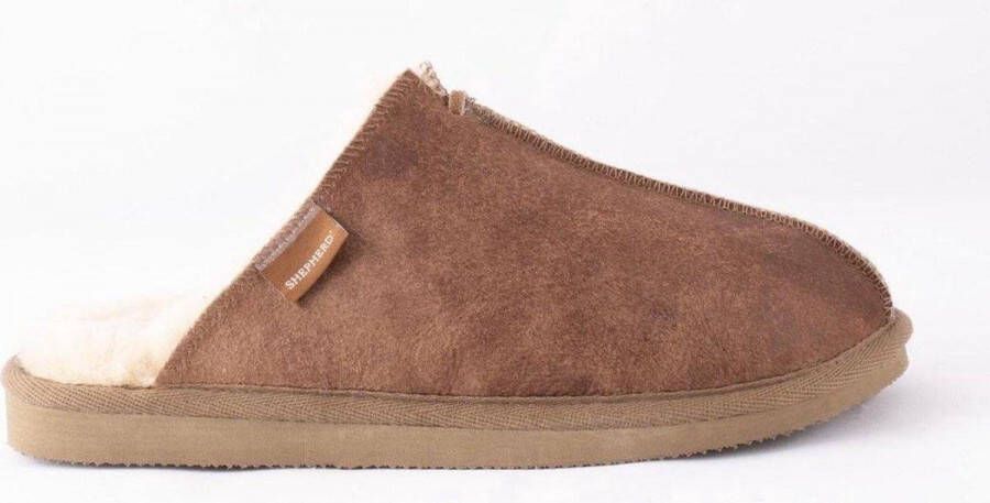 Shepherd Pantoffel Heren Hugo Antique Cognac - maat 42