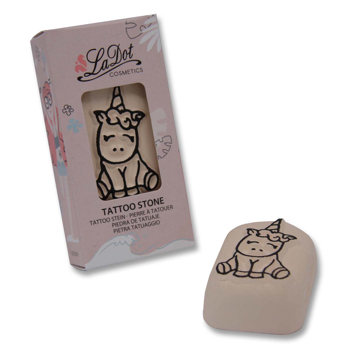 LaDot Tijdelijke Tattoo Stempel Medium Eenhoorn