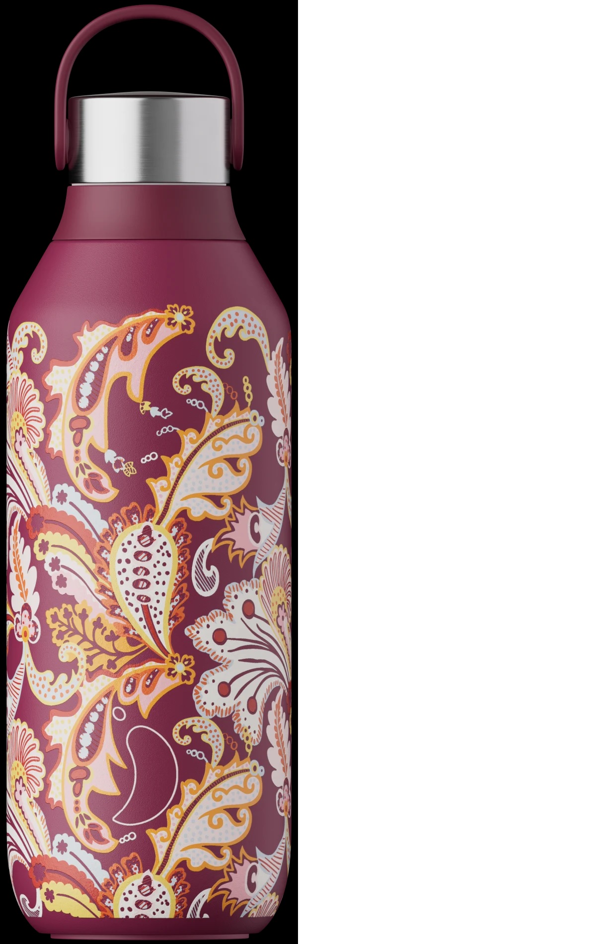 Chilly's Isoleerfles 500 ml Series 2 Liberty - Concerto Feather - RVS