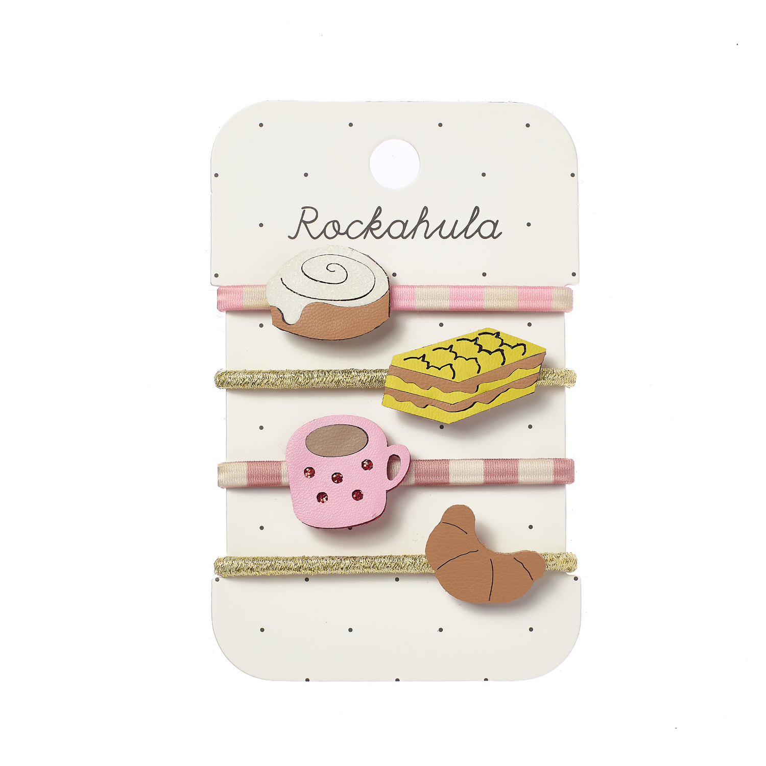 Rockahula Haarelastiek Petit Dejeuner 4 stuks