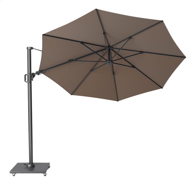 Platinum Hangparasol Challenger T2 3.5m Premium Havana - exclusief parasolvoet