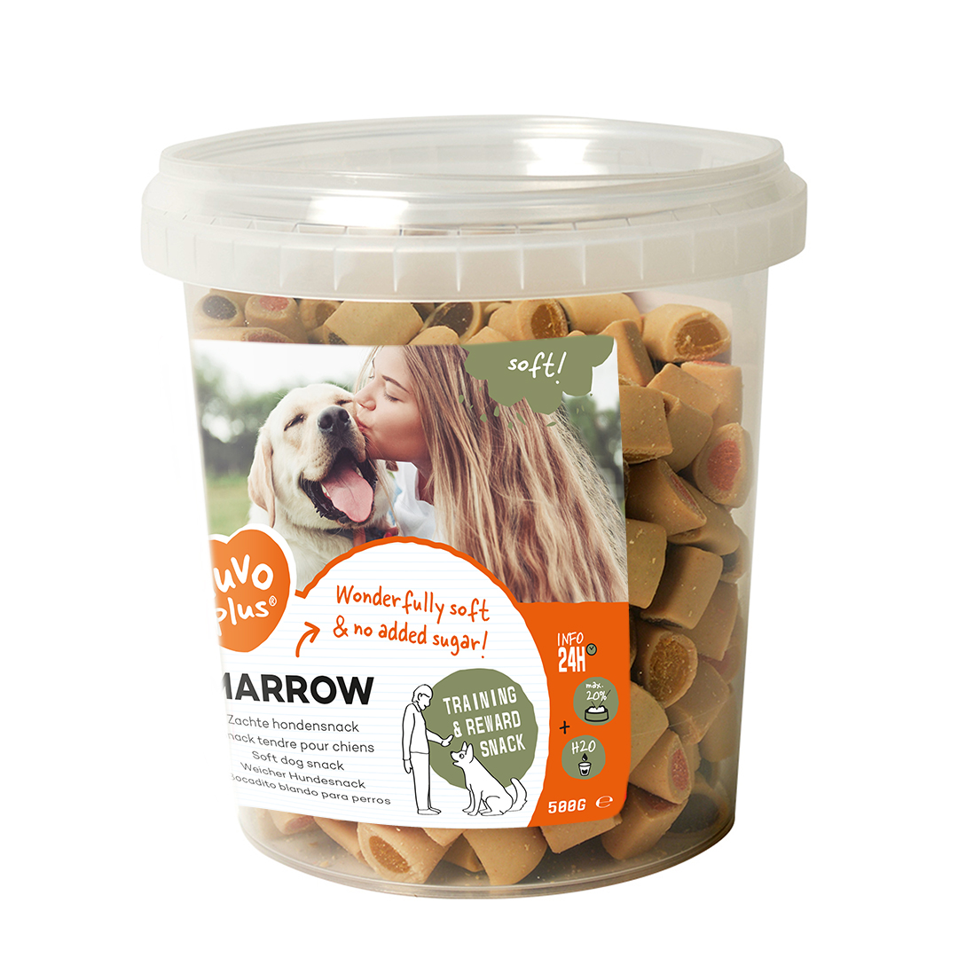 Duvoplus Chews! Tube 500 g in Mini Emmer - Hondensnack