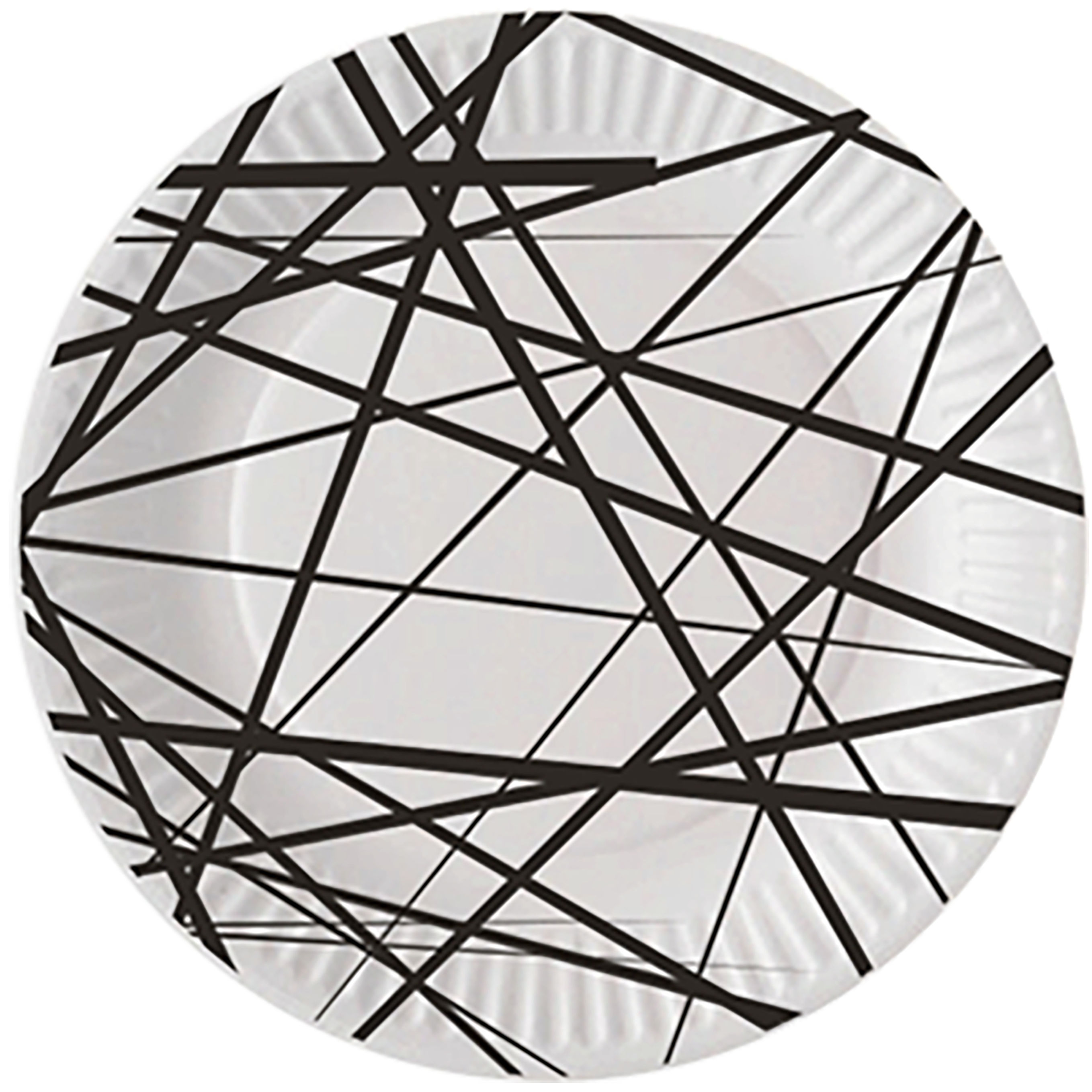 Perla Festa Bord Composteerbaar Karton Polished 23cm - 8 stuks