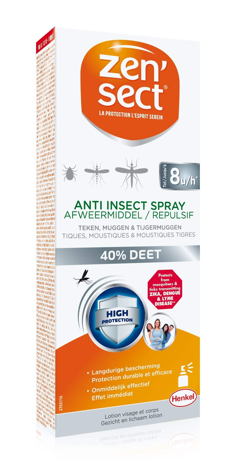 Zensect Lotion Spray Deet 60 ml