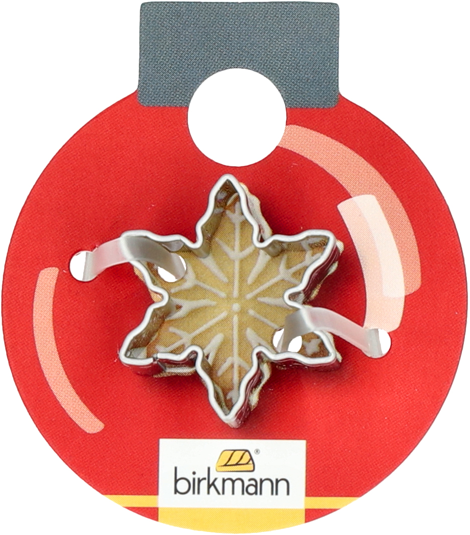 Birkmann Uitsteekvorm Winter Market Sneeuwvlok 2.5cm - RVS