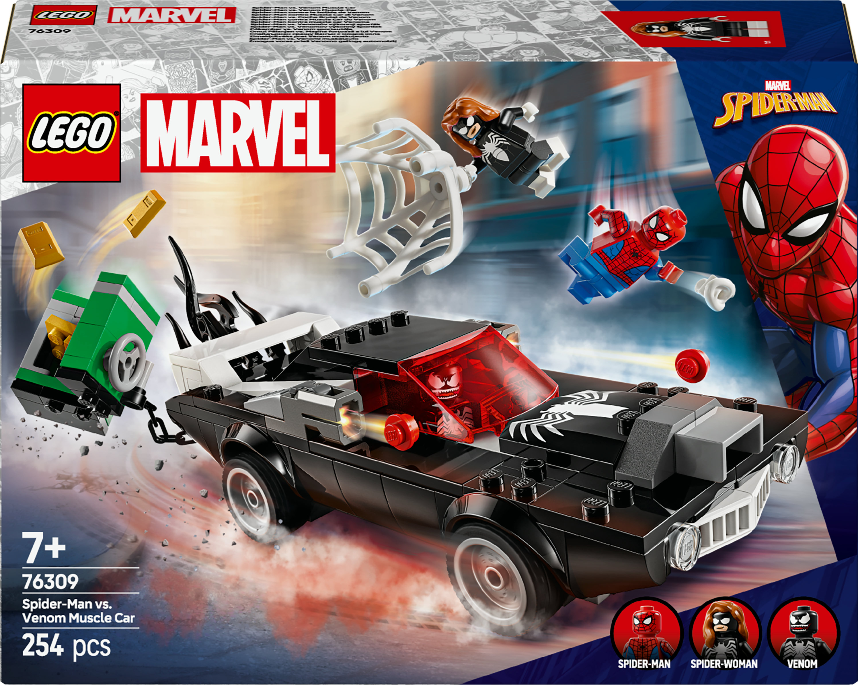 LEGO Super Heroes 76309 Spider-Man vs. Venoms Klassieke Auto
