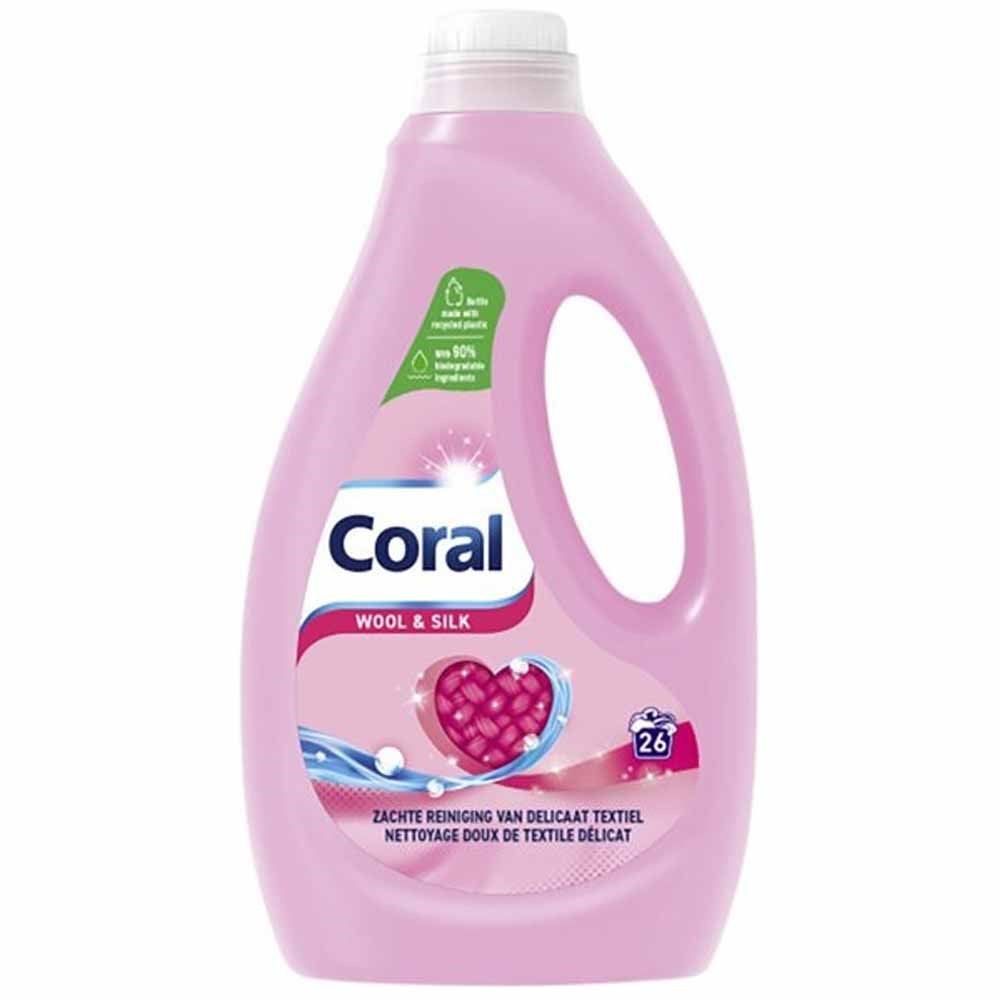 Coral Wasmiddel vloeibaar Wool&Silk 1.17 l - 26 scoops