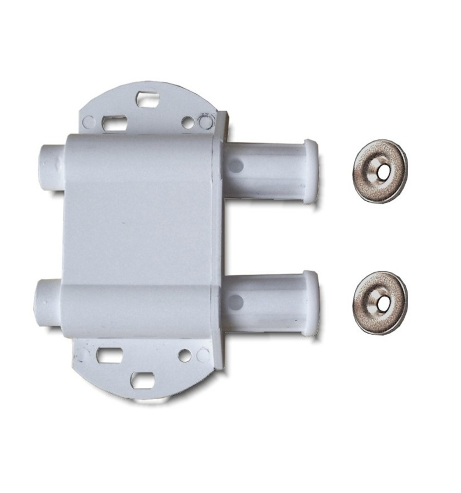 Pacostar Magnetische Sluiting met met Drukknop Dubbel Wit
