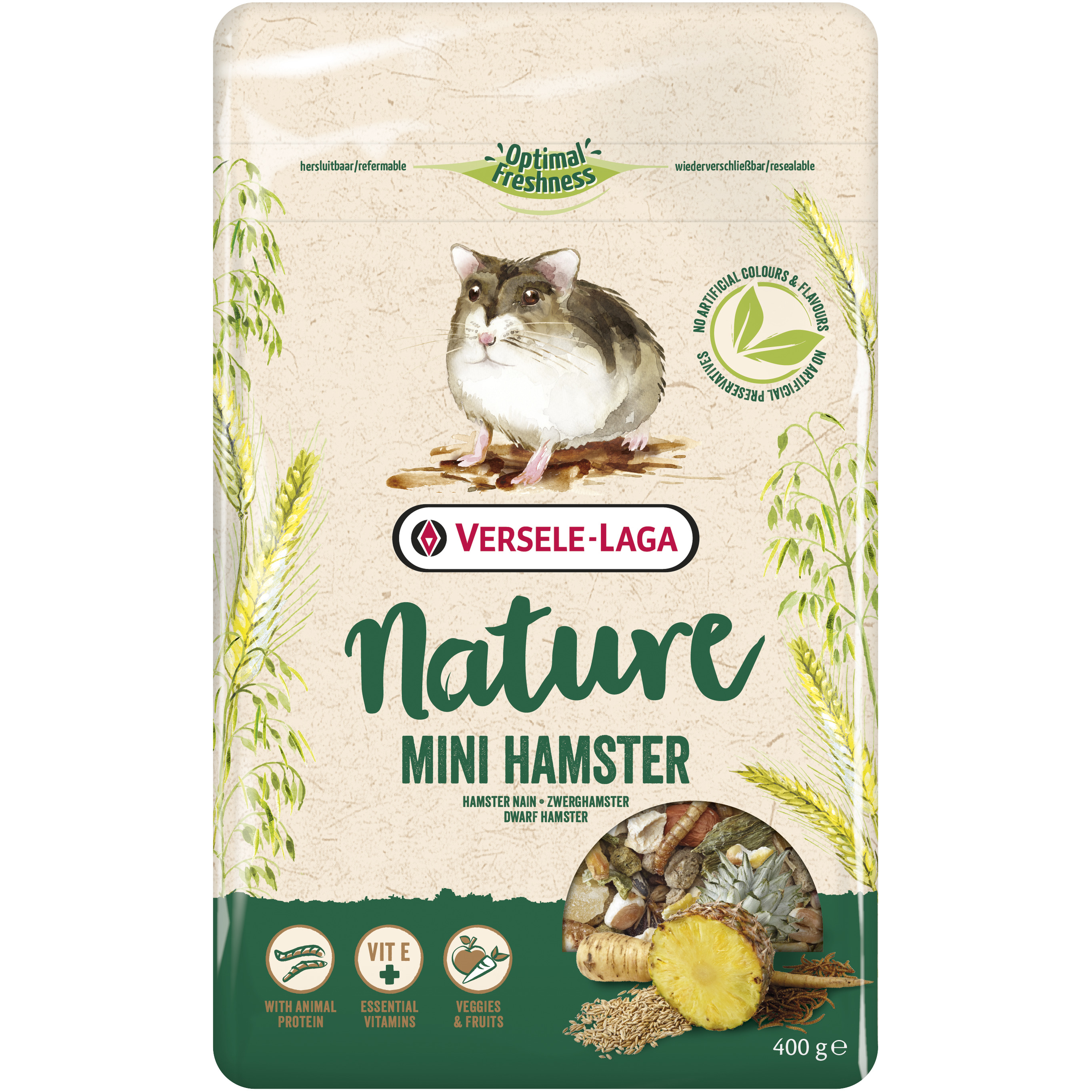 Versele-Laga Nature Mini Hamster 400 g - Hamstervoer