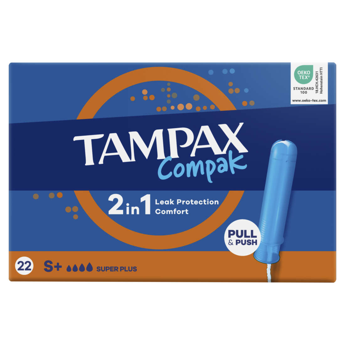 Tampax Tampon Compak Super Plus 22 stuks