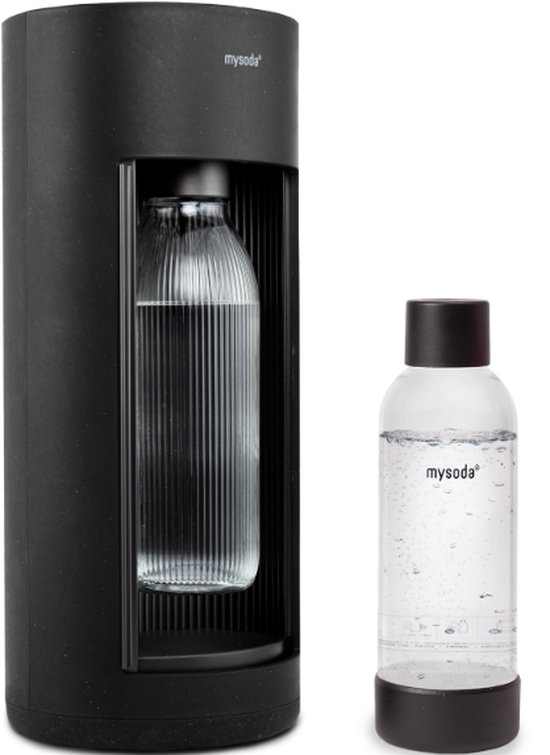 Mysoda Sodamaker Machine Glassy Black Biocomposiet
